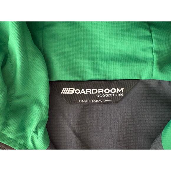 MongoDB boardroom black zip up jacket windbreaker women’s mens small hooded - Picture 4 of 11